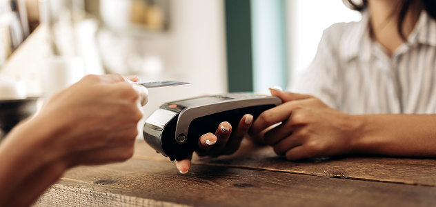 Customer and Service/Good provider using card payment method for business transaction